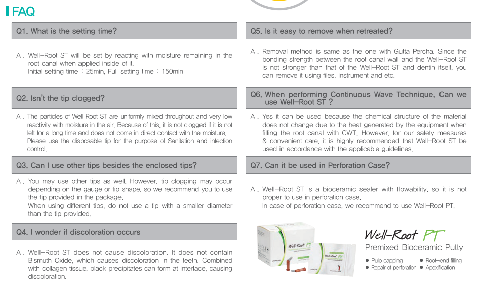 Well root BioCeramic sealer Future Dentist