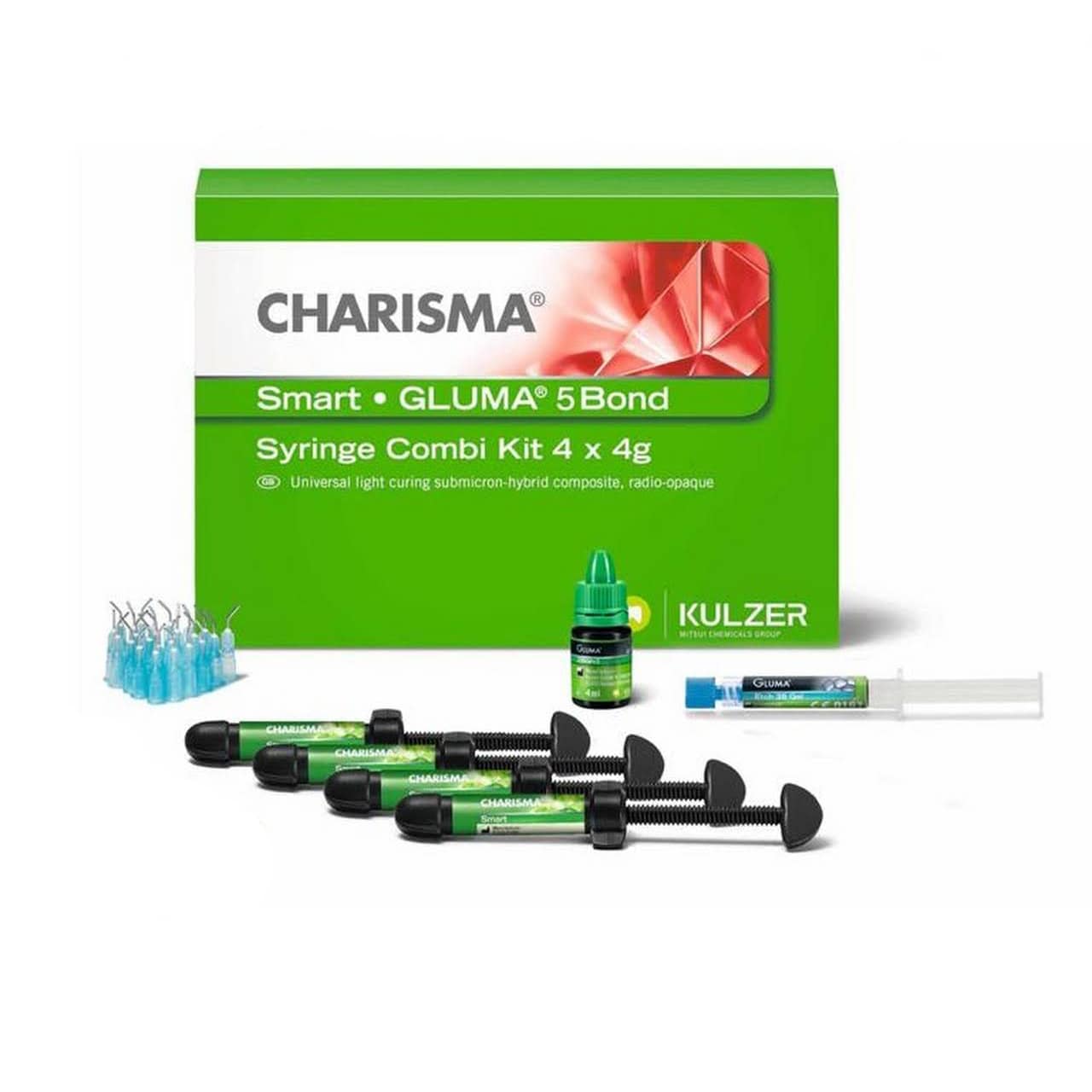 thumbnail image 2 of Heraeus Kulzer Charisma Smart Dental Composite Restorative – 6 Syringe Kit, Made In Germany 2 of 6